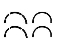 Oneway Jeu d'enjoliveurs de passage de roue compatible avec Volkswagen Transporter T6 2015-2019 (Chassis court) - Noir brillant