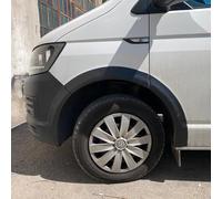 Oneway Jeu d'enjoliveurs de passage de roue compatible avec Volkswagen Transporter T6 2015-2019 (Chassis court/porte coulissante à droite) - Noir mat