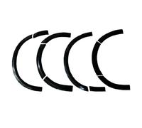 Oneway Jeu d'enjoliveurs de passage de roue compatible avec Volkswagen Transporter T6 2015-2019 (Chassis longue) - Noir brillant