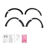 Oneway Jeu d'enjoliveurs de passage de roue sur mesure | compatible avec Dacia Lodgy 1er Gen. 2012-2020 - Noir mat