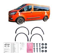 Oneway Jeu d'enjoliveurs de passage de roue sur mesure | compatible avec Ford Transit Custom MK1 Facelift 2018-2023 - Noir mat