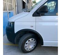 Oneway Jeu d'enjoliveurs de passage de roue sur mesure | compatible avec Volkswagen Transporter T5-T5.1 2003-2015 (Chassis court/porte coulissante à droite) - Noir mat