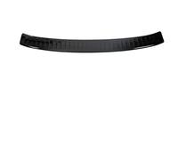 Oneway Protection de seuil arrière sur mesure | compatible avec Ford Kuga MK2 2013-2019 'Ribbed' - Noir brillant
