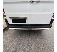 Oneway Protection de seuil arrière Compatible avec Volkswagen Crafter MK2 2016- & Man TGE MK1 PreFacelift 2016- - Noir Mat