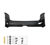 Oneway Protection du capot sur mesure | compatible avec Fiat Doblo 2ème Gen. 2010-2015 - Noir brillant