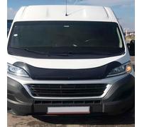 Oneway Protection du capot sur mesure | compatible avec Fiat Ducato 4ème Gen. 2014- & Peugeot Boxer 2014- - Noir brillant