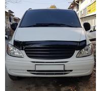 Oneway Protection du capot sur mesure | compatible avec Mercedes Vito W639 2003-2014 - Noir brillant