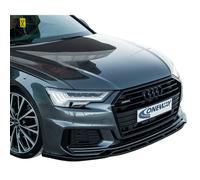 Oneway Spoiler avant compatible avec Audi A6 S-Line/S6 C8 (Sedan/Avant) 2018- - Version 3 - Noir brillant