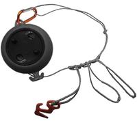 Onewind HMWPE Mini bobine de 12,2 m pour tente et bâche Ridgeline, légère, sans nœud, corde de camping et cordon de tente pour bâche de hamac et anti-pluie, 3 nœuds Prussik, noir