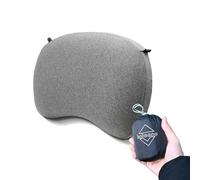 onewind Oreiller de camping ultra léger, coussin gonflable doux compressible ergonomique avec cordon élastique amovible pour hamac, tente, coussin de couchage, gris