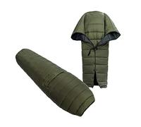 onewind Sac de Couchage Polyvalent avec surpiqûre - Poncho Chaud - Dupont Sorona - avec Repose-Pieds - Léger et imperméable - Alternative pour Le Camping, la randonnée