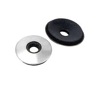 Oneyijun 20 pièces Rondelles EPDM Acier inoxydable 304 Recouvert de EPDM collé Avec Joint D'étanchéité Assortiment de Rondelles Travail pour Vis, M4.2x12mm