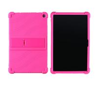 Oneyijun Étui de protection en silicone souple avec support réglable pour tablette Lenovo 10e Chromebook 10,1" Rose