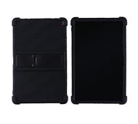 Oneyijun Étui de protection en silicone souple avec support réglable pour tablette Lenovo 10e Chromebook 10,1" Noir