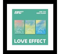 ONF Love Effect 7ème mini album 3 versions Set CD + livre photo 96p + livre de paroles 12p + 1ea autocollant + 2p photo + 1p photo 4Cut + 1p poster plié sur le paquet + 1p message + 1ea certificat