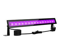Onforu 27 W UV LED Barre, Tube Lumière Noire, 60 LEDs UV-A Violet Lampe Violette, IP66 Étanche Extérieur Projecteur UV Eclairage pour Noël, Soirée du Maquillage Fluo, Peinture Corporelle, DJ Disco