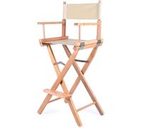 ONFSZCKB Chaise de réalisateur, chaise de maquilleur, chaise de réalisateur pliante, chaise pliante portable, chaise pliante en bois haute pour l'extérieur, chaise de pique-nique, de randonnée et de