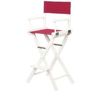 ONFSZCKB Chaise de réalisateur, chaise de maquilleur, chaise de réalisateur pliante, chaise pliante portable, chaise pliante en bois haute pour l'extérieur, chaise de pique-nique, de randonnée et de