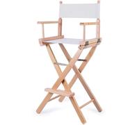 ONFSZCKB Chaise de réalisateur, chaise de maquilleur, chaise de réalisateur pliante, chaise pliante portable, chaise pliante en bois haute pour l'extérieur, chaise de pique-nique, de randonnée et de