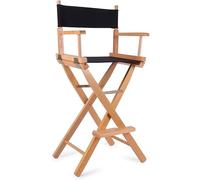 ONFSZCKB Chaise de réalisateur, chaise de maquilleur, chaise de réalisateur pliante, chaise pliante portable, chaise pliante en bois haute pour l'extérieur, chaise de pique-nique, de randonnée et de