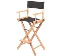 ONFSZCKB Chaise de réalisateur, chaise de maquilleur, chaise de réalisateur pliante, chaise pliante portable, chaise pliante en bois haute pour l'extérieur, chaise de pique-nique, de randonnée et de