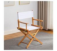 ONFSZCKB Chaise de réalisateur portable en bois massif, chaise de réalisateur pliable pour artistes en plein air, chaise de salon pour accessoires de maquillage et instruments de beauté professionnels