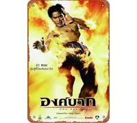 Ong-Bak Affiche du film 20,3 x 30,5 cm - Plaque en métal vintage pour maison, bar, pub, garage, décoration, cadeaux