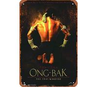 Ong-Bak Affiche du film 20,3 x 30,5 cm - Plaque en métal vintage pour maison, bar, pub, garage, décoration, cadeaux