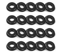 Ongfuwu Glad Lot de 20 joints à main en caoutchouc pour semi-camions, remorques, tuyau de frein à air, numéro de pièce 10028, accessoires de semi-camion (noir)