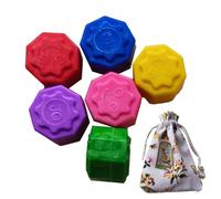 onggi-Jack Coréen Jeu de galets - Jeu de 5 pierres, impression 3D, jouet d'attrape dextérité | Boîte coulissante rectangulaire, activité de jeu traditionnelle pour l'entraînement œil-main, et