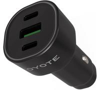 ONGI-Chargeur Allume-Cigare 3 Ports-2 Ports Usb-C Et 1 Port Usb-A-Compatible Tous Et Smartphones