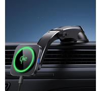 Ongi-Qi2 15w Support Telephone Voiture Magsafe,Chargeur Magsafe Voiture,Tableau De Bord Support Telephone Magnétique Chargeur Sans Fil Pour Iphone 16/15/14/13/12,Samsung Galaxy S25,Charge Rapide