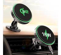 Ongi-Qi2 15w Support Telephone Voiture¿Qi2 Certified¿ Avec Fonction De Charge Rapide Et Stable,Magsafe Telephone Voiture Chargeur Sans Fil Voiture Évent/Tableau Pour Iphone 16 15 14 13 12 Série