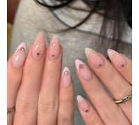 Ongle artificiel en ABS de qualité alimentaire en forme d'amande à presser pour les peaux sensibles sans danger pour la grossesse et l'allaitement