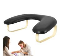 Ongle tech arm rest - oreiller à main de manucure professionnelle, coussin de table à coussin à ongles | conception de repos ergonomique avec couvercle souple amovible, facile à nettoyer, util