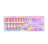 Ongles à coller sur toute la , faux ongles avec pointes blanches | Produits de beauté tendance, accessoires de maquillage, mariage, fête, réunion