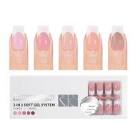 Ongles Artificiels À Pointe Française 150 Pièces Avec Couche De Base Pré-appliquée Qualité Salon Pour Un Design D'ongles À La Mode Rapide Et Simple