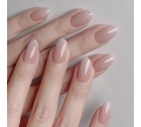 Ongles artificiels à pointe française de sécurité pour usage hypoallergénique, adaptés décors de célébration des consommateurs, faux ongles confortables en forme d ' amande à pointe française