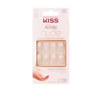 Ongles Artificiels KISS GEL KAN02 Manucure Prête Longueur M Nude Élégant