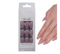Ongles Autocollants | Pointes Imperméables et de Longue Durée,Ongles Artificiels - Pour Femmes Filles Pour Beauté Quotidienne Fête Maison Salon Rendez-vous Bureau