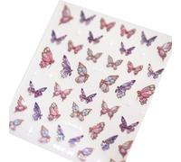 Ongles Brillants Autocollants Papillon Nails Décalcomanies Auto-adhésives Autocollants Décorations D'art Manucure Autocollant Auto-adhésif Ongle Papillon Brillant Décalcomanies