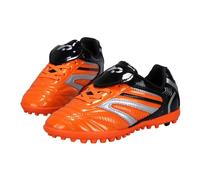 Ongles cassés pour Enfants Chaussures de Football Basses pour Hommes et Femmes Portent des Chaussures d'entraînement Enfant en Âge Chaussettes Rue Sésame Modèles De De Chaussons (Orange, 40 Big Kids)