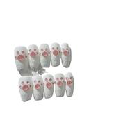 Ongles d'amélioration du tempérament, produits de pansement for les ongles faux ongles explosions d'ongles pansement for ongles détachable blanc Joker (paquet de 10 pièces)(XS)