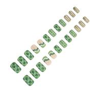 Ongles De La Saint-Patrick, Trèfle Vert, Paillettes À Motifs, | Appuyez Dessus