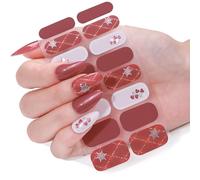 Ongles De Noël Autocollants Set Imperméables Du Père Noël Pour Femmes Pour Les Filles Festives Manucure Art Décoration Embellissements Des Ongles Saisonniers