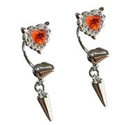 Ongles D'oreille Inspirés De L'aile Du Cœur Avec Cartouches Cartouches Bijoux Boucles D'oreilles Pour Femmes Accessoires Mode Party Décoration L'oreille Décontractée