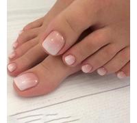 Ongles d'orteils à presser - Couverture complète - Pour femme