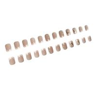 Ongles en Acrylique Français Coeur Couverture Complète Faux Ongles Presse Saint-Valentin Presse Sur Ongles Court Crayon Carré Sur Les Ongles Saint-Valentin Presse Sur Ongles Baguette Coeur Sur Ongles