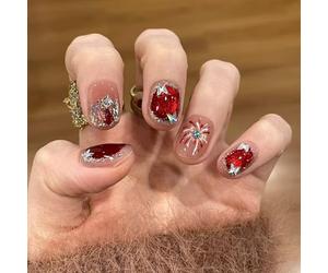 Ongles en bâton de presse scintillants utilisant un revêtement avancé maintenant l'éclat sous une lumière forte pour les rassemblements spéciaux Ongles œil de chat