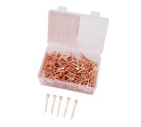 Ongles en Fer à Cheval plaqué en Cuivre, 250pcs équipements de Conduite équestre Professionnels Fournit des Fournitures pour Animaux de Compagnie, à L'épreuve de la Rouille (45mm E3)